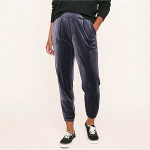 Gap Velvet Jogger Pants in Blue Womens Size 4
